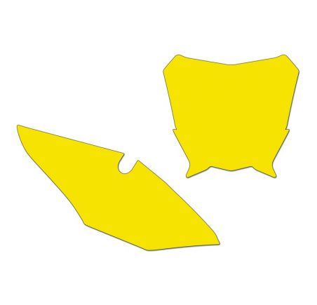 Fonds de plaque BLACKBIRD jaune Honda CRF450R