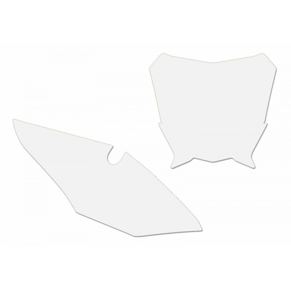 Fonds de plaque BLACKBIRD blanc Honda CRF450R