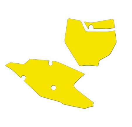 Fonds de plaque BLACKBIRD jaune KTM SX/SX-F
