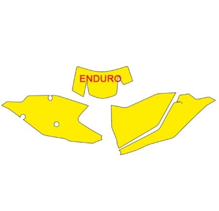 Fonds de plaque BLACKBIRD vert KTM EXC/EXC-F