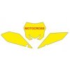 Fonds de plaque BLACKBIRD noir Suzuki RM-Z450