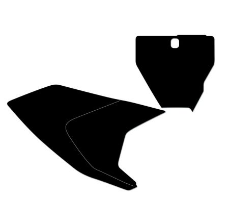 Fonds de plaque BLACKBIRD noir Husqvarna TC/FC
