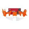 Kit plastiques RACETECH orange/blanc KTM SX/SXF 2023-2024