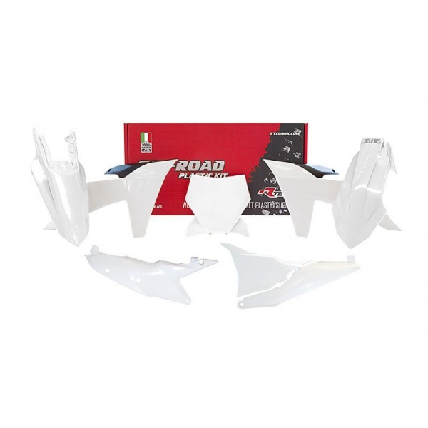 Kit plastiques RACETECH blanc/noir KTM SX/SXF 2023-2024 Kit plastiques RACETECH blanc/noir KTM SX/SXF 2023-2024