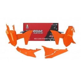 Kit plastiques RACETECH orange KTM EXC/EXC-F 2024