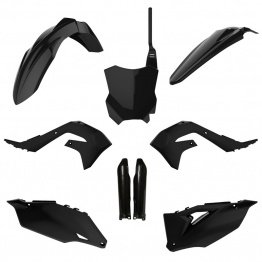 Kit plastique POLISPORT noir Kawasaki 250/450 KX-F 2019-2024