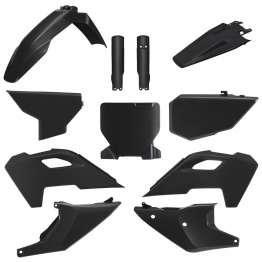 Kit plastique POLISPORT noir Husqvarna FC/TC 2023-2024