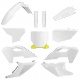 Kit plastique POLISPORT blanc Husqvarna FC/TC 2023-2024