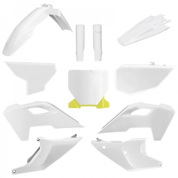 Kit plastique POLISPORT blanc Husqvarna FC/TC 2023-2024 Kit plastique POLISPORT blanc Husqvarna FC/TC 2023-2024
