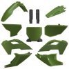 Kit plastique POLISPORT vert kaki Husqvarna FC/TC 2023-2024