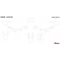 Kit plastique bleu Surron Ultra Bee Enduro