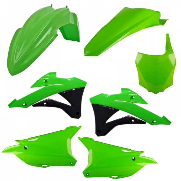 Kit plastiques POLISPORT couleur origine - Kawasaki KX 85 (92) Kit plastiques POLISPORT couleur origine - Kawasaki KX 85 (92)