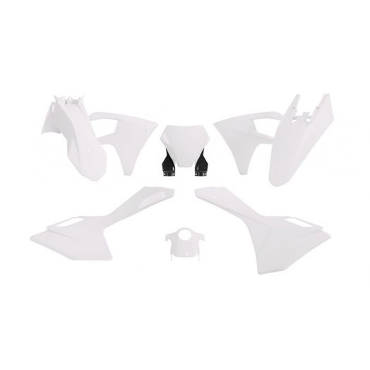 Kit plastiques RACETECH blanc Gas Gas MC/EX/MCF/EXF 2024-2025