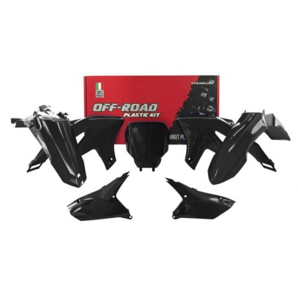 Kit plastiques RACETECH noir Gas Gas MC/EX/MCF/EXF 2024-2025