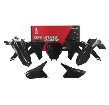 Kit plastiques RACETECH noir Gas Gas MC/EX/MCF/EXF 2024-2025