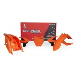 Kit plastique RACETECH orange KTM 65 SX 2016-2023