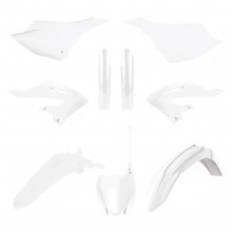 Kit plastiques POLISPORT - blanc Yamaha YZ125/250