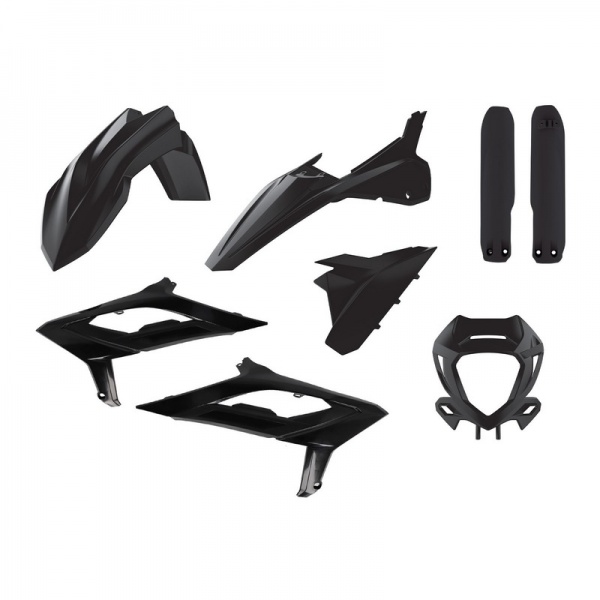 Kit plastiques POLISPORT noir Beta RR 2023-2024 Kit plastiques POLISPORT noir Beta RR 2023-2024