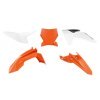 Kit plastiques RACETECH orange/noir KTM 50 SX 2024-2025