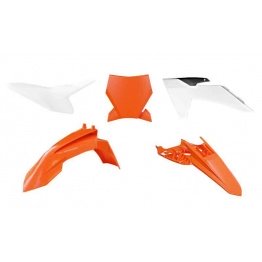 Kit plastiques RACETECH orange/noir KTM 50 SX 2024-2025