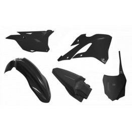 Kit plastiques RACETECH noir Kawasaki KX85 2022-2024