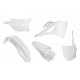 Kit plastiques RACETECH blanc Kawasaki KX85 2022-2024