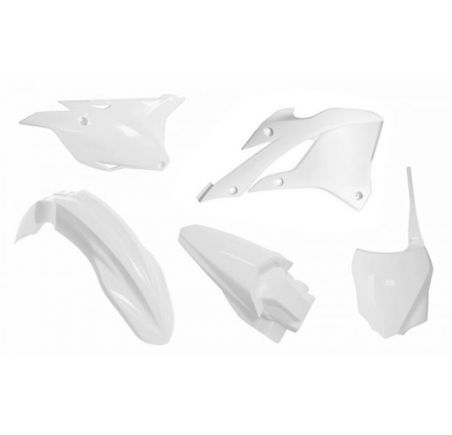 Kit plastiques RACETECH blanc Kawasaki KX85 2022-2024