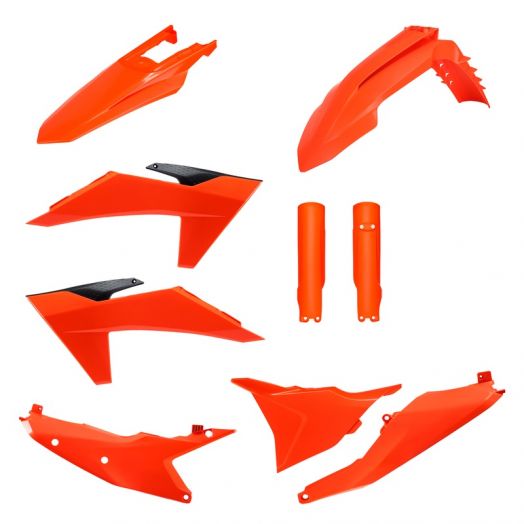 Kit plastique POLISPORT orange KTM EXC/EXC-F/XC-F/XC-W 2024-2025