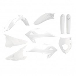 Kit plastiques POLISPORT blanc Gas Gas 250/300 EC 2018-2020