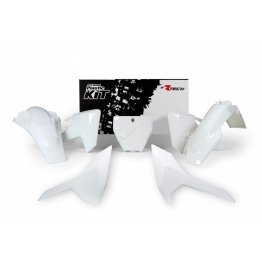 Kit plastique RACETECH couleur origine blanc Husqvarna 125/250 TC 250/350/450 FC/FS 2016-18