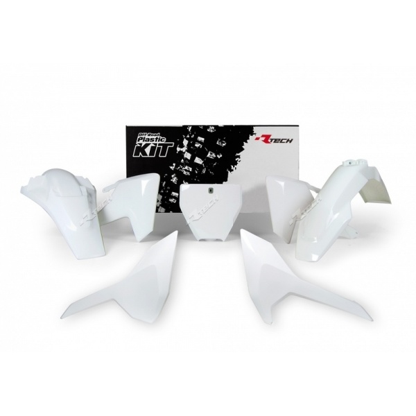 Kit plastique RACETECH couleur origine blanc Husqvarna 125/250 TC 250/350/450 FC/FS 2016-18 Kit plastique RACETECH couleur origine blanc Husqvarna 125/250 TC 250/350/450 FC/FS 2016-18