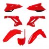 Kit plastique rouge POLISPORT Restyling Honda 125/250 CR 2000-2001