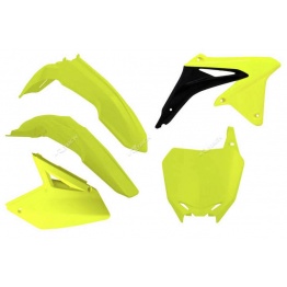 Kit plastique RACETECH jaune fluo Suzuki RM-Z450 2008-2017
