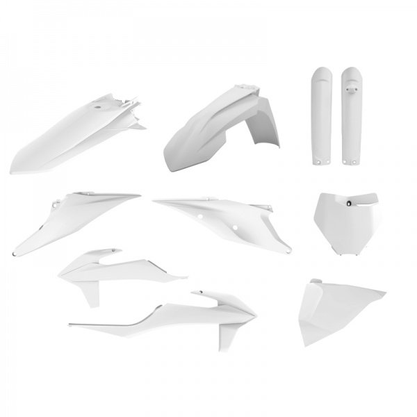 Kit plastique POLISPORT blanc - KTM SX/SX-F Kit plastique POLISPORT blanc - KTM SX/SX-F