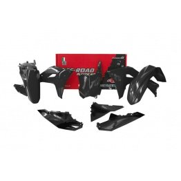 Kit plastiques RACETECH noir Kawasaki 250/450 KX 2025