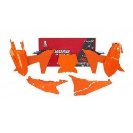 Kit plastiques RACETECH orange KTM SX/SXF/XC/XCF 2023-2024