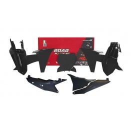 Kit plastiques RACETECH noir KTM SX/SXF/XC/XCF 2023-2024