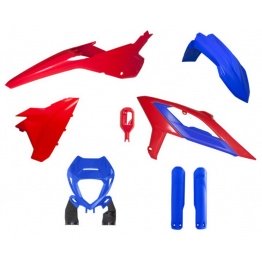 Kit plastique RACETECH rouge/bleu Beta RR 2023-2024