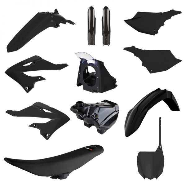 Kit plastique noir POLISPORT Restyle Yamaha 125/250 YZ 20020-2021