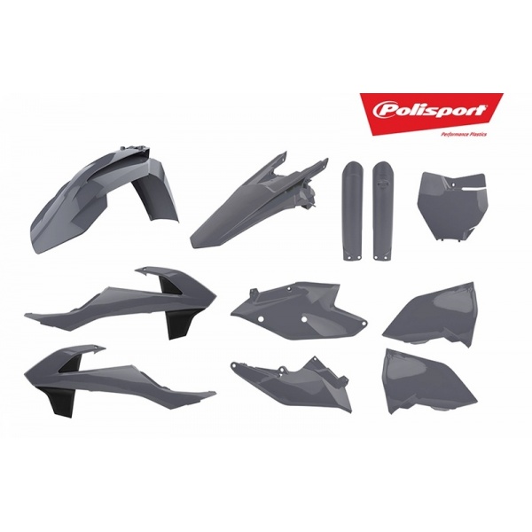 Kit plastiques POLISPORT gris nardo KTM SX/SX-F Kit plastiques POLISPORT gris nardo KTM SX/SX-F