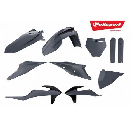 Kit plastiques POLISPORT gris nardo KTM SX/SX-F