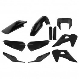 Kit plastique POLISPORT noir Husqvarna 150/250/300/350/450/501 TE-FE 2020-2023
