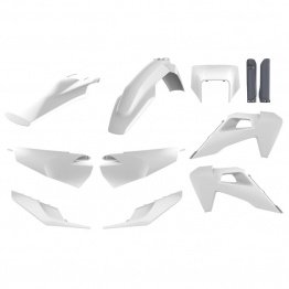 Kit plastique POLISPORT couleur origine Husqvarna 150/250/300/350/450/501 TE-FE 2020-2023