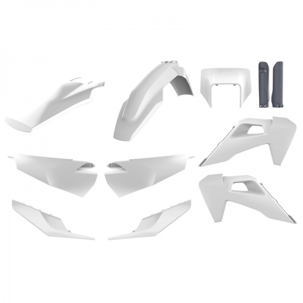 Kit plastique POLISPORT couleur origine Husqvarna 150/250/300/350/450/501 TE-FE 2020-2023 Kit plastique POLISPORT couleur origine Husqvarna 150/250/300/350/450/501 TE-FE 2020-2023