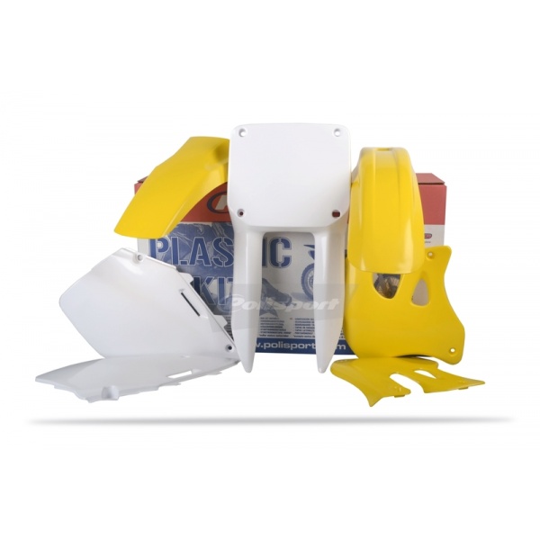 Kit plastique POLISPORT couleur origine Suzuki RM125/RM250 Kit plastique POLISPORT couleur origine Suzuki RM125/RM250