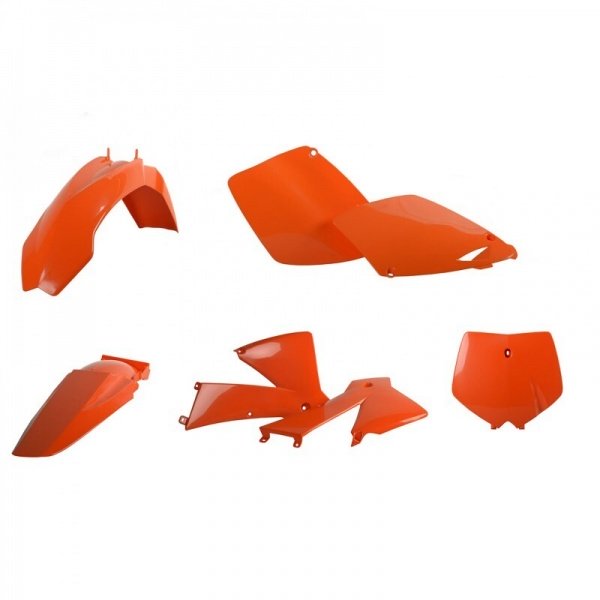 Kit plastique POLISPORT orange KTM SX125 Kit plastique POLISPORT orange KTM SX125