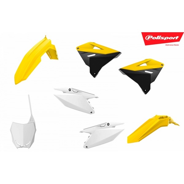 Kit plastique POLISPORT couleur origine Suzuki Kit plastique POLISPORT couleur origine Suzuki