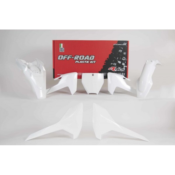 Kit plastique RACETECH couleur origine Husqvarna TC65 2017-2023 Kit plastique RACETECH couleur origine Husqvarna TC65 2017-2023