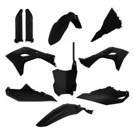 Kit plastiques POLISPORT noir Kawasaki 250 KX 2025 / 450 KX 2024-2025