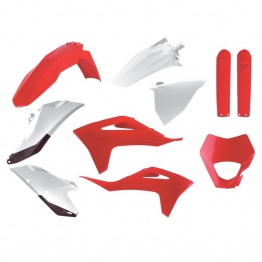 Kit Plastiques POLISPORT couleur origine Gas Gas 250/300/350 EC/EC-F 2021-2023